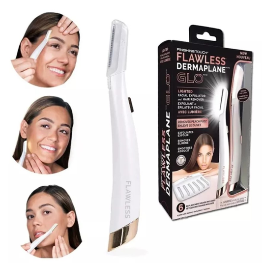 Depilador Facial Luz Led 6 Cabezales